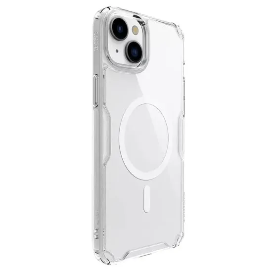 Husa pentru iPhone 15 Plus - Nillkin Nature TPU MagSafe Case - Transparent Husa pentru iPhone 15 Plus - Nillkin Nature TPU MagSafe Case - Transparent