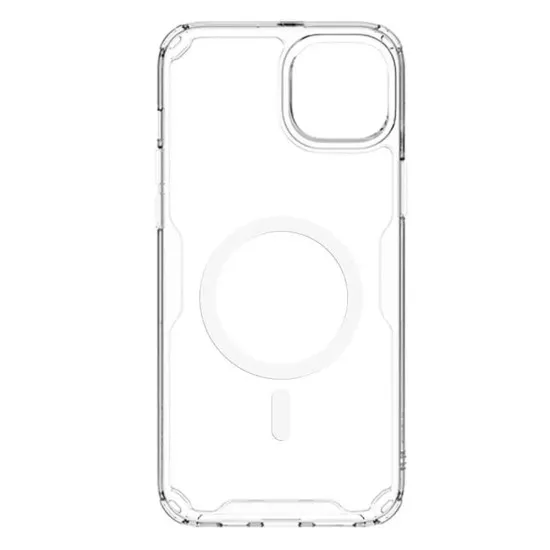 Husa pentru iPhone 15 Plus - Nillkin Nature TPU MagSafe Case - Transparent Husa pentru iPhone 15 Plus - Nillkin Nature TPU MagSafe Case - Transparent