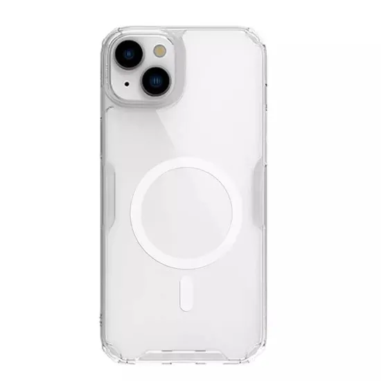 Husa pentru iPhone 15 Plus - Nillkin Nature TPU MagSafe Case - Transparent Husa pentru iPhone 15 Plus - Nillkin Nature TPU MagSafe Case - Transparent