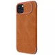 Husa pentru iPhone 15 Plus - Nillkin QIN Leather Case - Brown