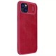 Husa pentru iPhone 15 Plus - Nillkin QIN Leather Case - Red