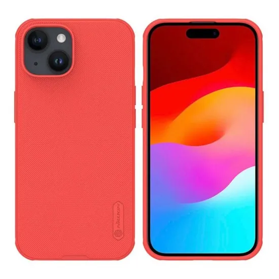Husa pentru iPhone 15 Plus - Nillkin Super Frosted Shield - Red Husa pentru iPhone 15 Plus - Nillkin Super Frosted Shield - Red