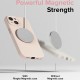 Husa pentru iPhone 15 Plus - Ringke Silicone Magnetic - Stone