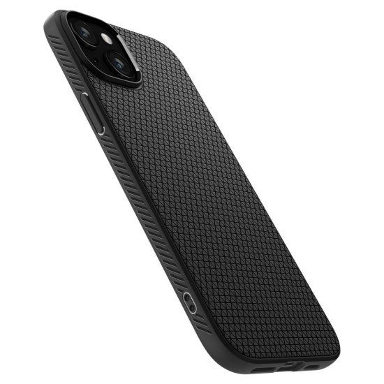 Husa pentru iPhone 15 Plus - Spigen Liquid Air - Matte Black