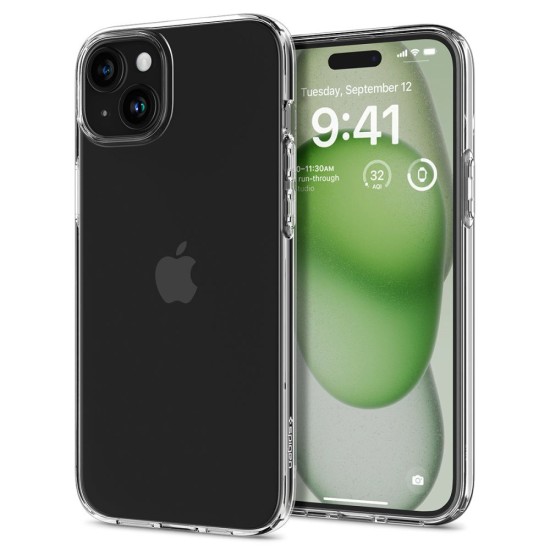 Husa pentru iPhone 15 Plus - Spigen Liquid Crystal - Clear