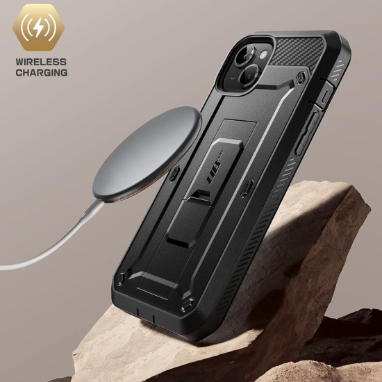 Husa pentru iPhone 15 Plus - Supcase Unicorn Beetle Pro - Black