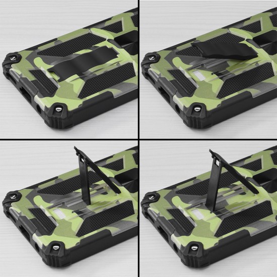 Husa pentru iPhone 15 Plus - Techsuit Blazor Series - Camo Lime