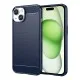 Husa pentru iPhone 15 Plus - Techsuit Carbon Silicone - Blue Husa pentru iPhone 15 Plus - Techsuit Carbon Silicone - Blue