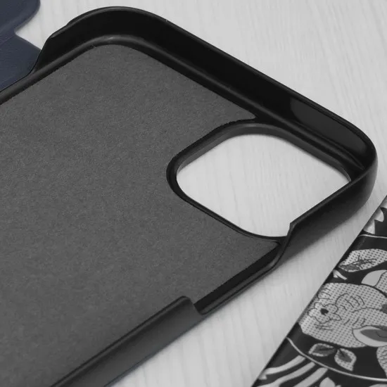 Husa pentru iPhone 15 Plus - Techsuit eFold Series - Dark Blue Husa pentru iPhone 15 Plus - Techsuit eFold Series - Dark Blue