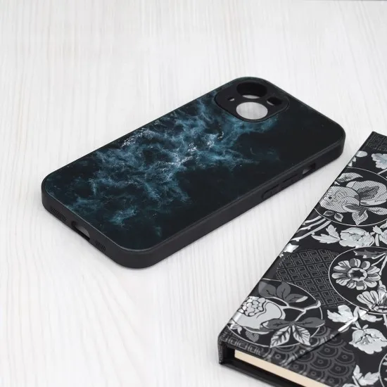 Husa pentru iPhone 15 Plus - Techsuit Glaze Series - Blue Nebula Husa pentru iPhone 15 Plus - Techsuit Glaze Series - Blue Nebula