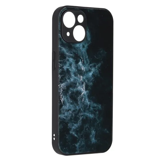 Husa pentru iPhone 15 Plus - Techsuit Glaze Series - Blue Nebula Husa pentru iPhone 15 Plus - Techsuit Glaze Series - Blue Nebula
