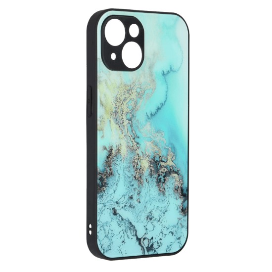 Husa pentru iPhone 15 Plus - Techsuit Glaze Series - Blue Ocean