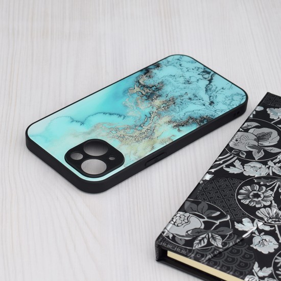 Husa pentru iPhone 15 Plus - Techsuit Glaze Series - Blue Ocean