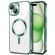 Husa pentru iPhone 15 Plus - Techsuit Luxury Crystal MagSafe - Light Green