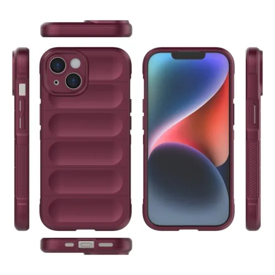 Husa pentru iPhone 15 Plus - Techsuit Magic Shield - Bleu Husa pentru iPhone 15 Plus - Techsuit Magic Shield - Bleu
