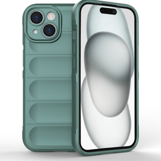 Husa pentru iPhone 15 Plus - Techsuit Magic Shield - Green