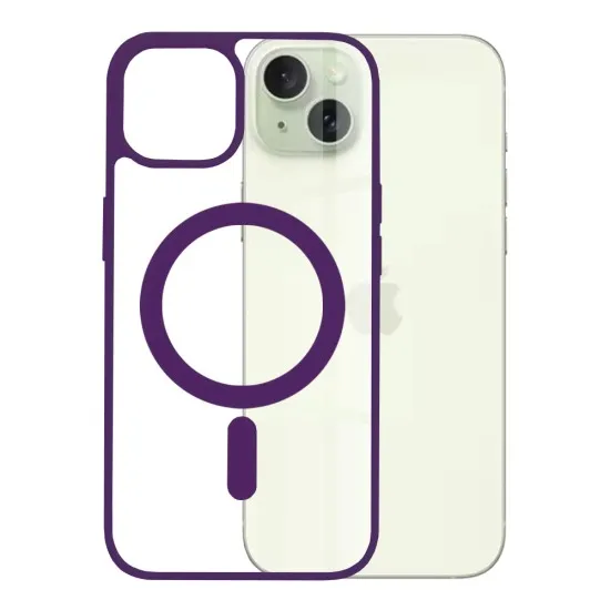 Husa pentru iPhone 15 Plus - Techsuit MagSafe Pro - Purple Husa pentru iPhone 15 Plus - Techsuit MagSafe Pro - Purple