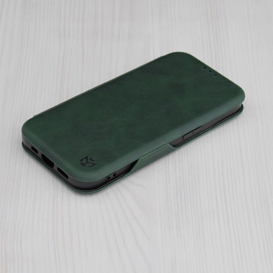 Husa pentru iPhone 15 Plus Techsuit Safe Wallet Plus, Green Husa pentru iPhone 15 Plus Techsuit Safe Wallet Plus, Green