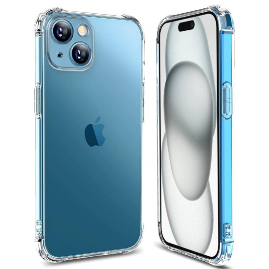 Husa pentru iPhone 15 Plus - Techsuit Shockproof Clear Silicone - Clear Husa pentru iPhone 15 Plus - Techsuit Shockproof Clear Silicone - Clear