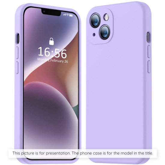 Husa pentru iPhone 15 Plus - Techsuit SoftFlex MagSafe - Light Purple Husa pentru iPhone 15 Plus - Techsuit SoftFlex MagSafe - Light Purple
