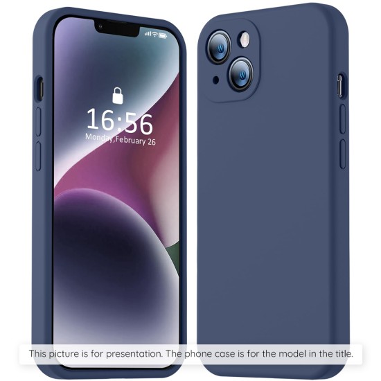 Husa pentru iPhone 15 Plus - Techsuit SoftFlex MagSafe - Navy Blue Husa pentru iPhone 15 Plus - Techsuit SoftFlex MagSafe - Navy Blue