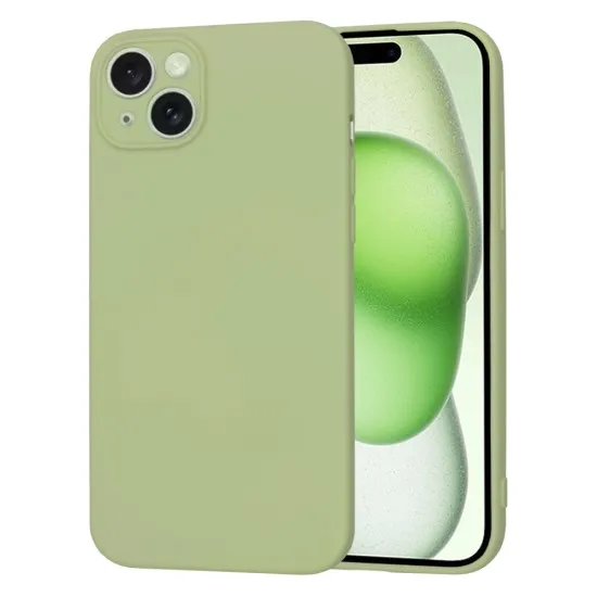 Husa pentru iPhone 15 Plus - Techsuit SoftFlex - Matcha Husa pentru iPhone 15 Plus - Techsuit SoftFlex - Matcha