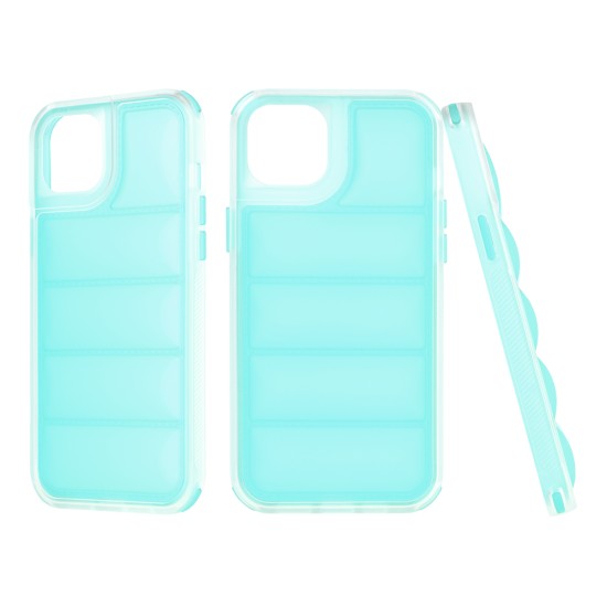 Husa pentru iPhone 15 Plus - Techsuit Wave Shield - Turquoise Husa pentru iPhone 15 Plus - Techsuit Wave Shield - Turquoise