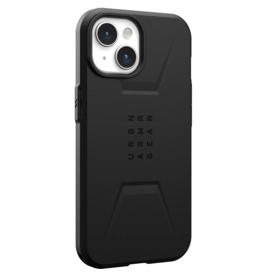 Husa pentru iPhone 15 Plus - UAG Civilian MagSafe - Black Husa pentru iPhone 15 Plus - UAG Civilian MagSafe - Black