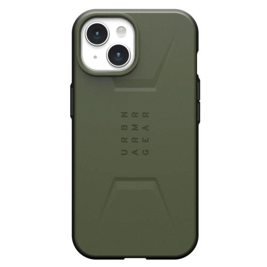 Husa pentru iPhone 15 Plus - UAG Civilian MagSafe - Olive Drab Husa pentru iPhone 15 Plus - UAG Civilian MagSafe - Olive Drab