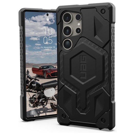 Husa pentru iPhone 15 Plus - UAG Monarch - Carbon Fiber Husa pentru iPhone 15 Plus - UAG Monarch - Carbon Fiber