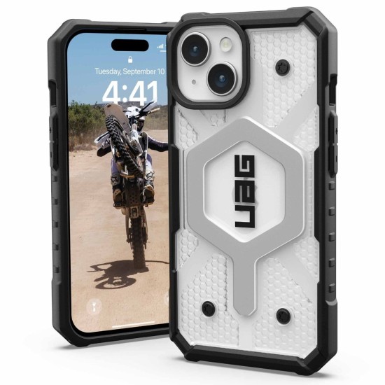 Husa pentru iPhone 15 Plus - UAG Pathfinder MagSafe - Ice Husa pentru iPhone 15 Plus - UAG Pathfinder MagSafe - Ice