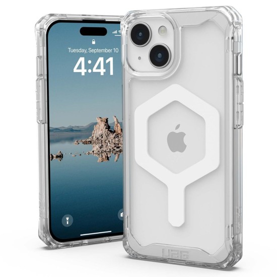 Husa pentru iPhone 15 Plus - UAG Plyo MagSafe - Ice Silver Husa pentru iPhone 15 Plus - UAG Plyo MagSafe - Ice Silver