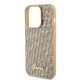 Husa pentru iPhone 15 Pro - Disco Metal Script (GUHCP15LPMSDGSD) - Gold