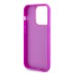 Husa pentru iPhone 15 Pro - Disco Metal Script (GUHCP15LPMSDGSF) - Fuchsia