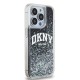 Husa pentru iPhone 15 Pro - DKNY Hardcase Liquid Glitter Big Logo (DKHCP15LLBNAEK) - Black