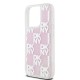 Husa pentru iPhone 15 Pro - DKNY Hardcase Liquid Glitter Multilogo (DKHCP15LLCPEPP) - Pink