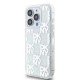 Husa pentru iPhone 15 Pro - DKNY Hardcase Liquid Glitter Multilogo (DKHCP15LLCPEPT) - White