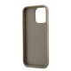 Husa pentru iPhone 15 Pro - DKNY Hardcase Wrist Strap Stock Logo (DKHCP15LPBSWSE) - Beige