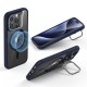 Husa pentru iPhone 15 Pro - ESR Classic Hybrid HaloLock Kickstand - Clear Dark Blue