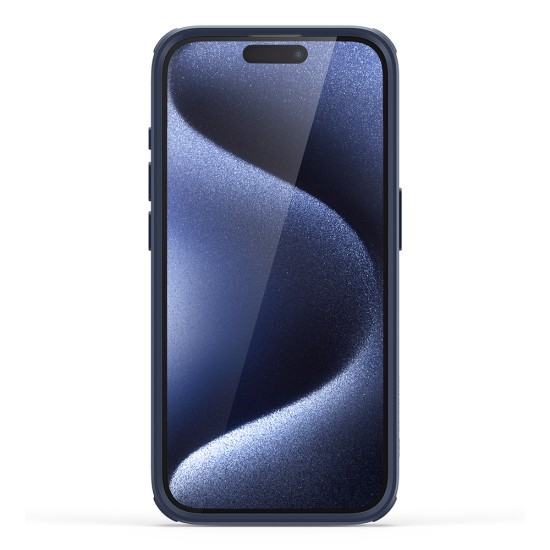 Husa pentru iPhone 15 Pro - ESR Classic Hybrid HaloLock Kickstand - Clear Dark Blue