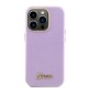 Husa pentru iPhone 15 Pro - Guess Glitter Glossy Script (GUHCP15LPGMCSL) - Light Purple