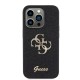 Husa pentru iPhone 15 Pro - Guess Glitter Script Big 4G (GUHCP15LHG4SGK)- Black