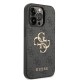 Husa pentru iPhone 15 Pro - Guess Hardcase 4G Big Metal Logo (GUHCP15L4GMGGR) - Grey