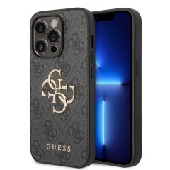 Husa pentru iPhone 15 Pro - Guess Hardcase 4G Big Metal Logo (GUHCP15L4GMGGR) - Grey Husa pentru iPhone 15 Pro - Guess Hardcase 4G Big Metal Logo (GUHCP15L4GMGGR) - Grey