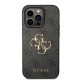 Husa pentru iPhone 15 Pro - Guess Hardcase 4G Big Metal Logo (GUHCP15L4GMGGR) - Grey