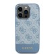 Husa pentru iPhone 15 Pro - Guess Hardcase 4G Stripe Collection (GUHCP15LG4GLBL) - Blue