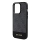 Husa pentru iPhone 15 Pro - Guess Hardcase 4G Stripe Collection (GUHCP15LG4GLGR) - Grey