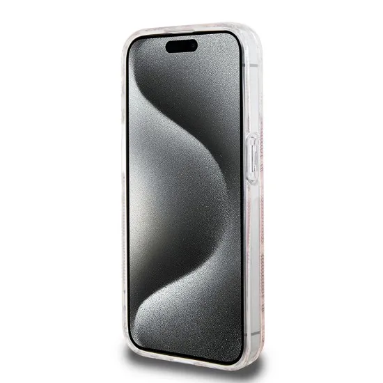 Husa pentru iPhone 15 Pro - Guess IML GCube MagSafe (GUHMP15LHGCUSTGP) - Pink Husa pentru iPhone 15 Pro - Guess IML GCube MagSafe (GUHMP15LHGCUSTGP) - Pink