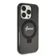 Husa pentru iPhone 15 Pro - Guess Ring Stand Script Glitter MagSafe (GUHMP15LHRSGSK) - Black Husa pentru iPhone 15 Pro - Guess Ring Stand Script Glitter MagSafe (GUHMP15LHRSGSK) - Black