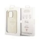 Husa pentru iPhone 15 Pro - Guess Saffiano MagSafe (GUHMP15LPSAHMCB) - Gold